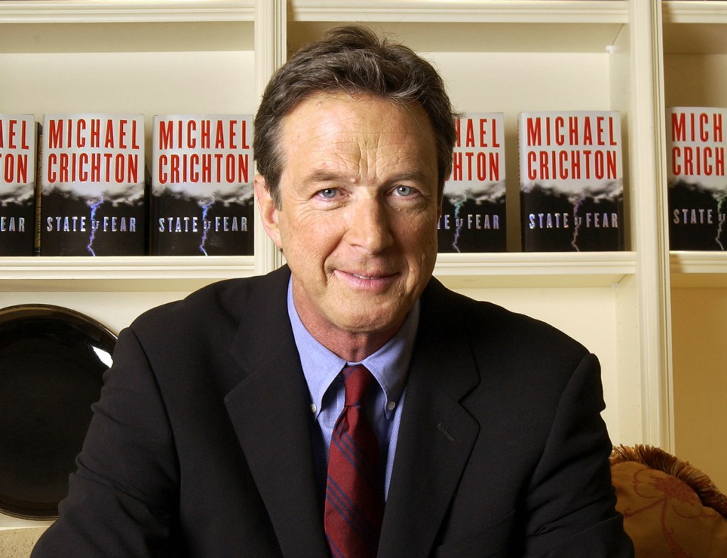 author michael crichton poses portrait 88374920