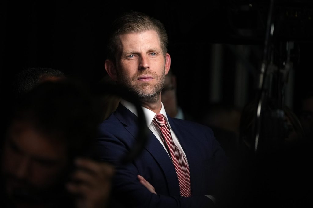 eric trump appears spin room 89433529 e1730372794127 g2AFav