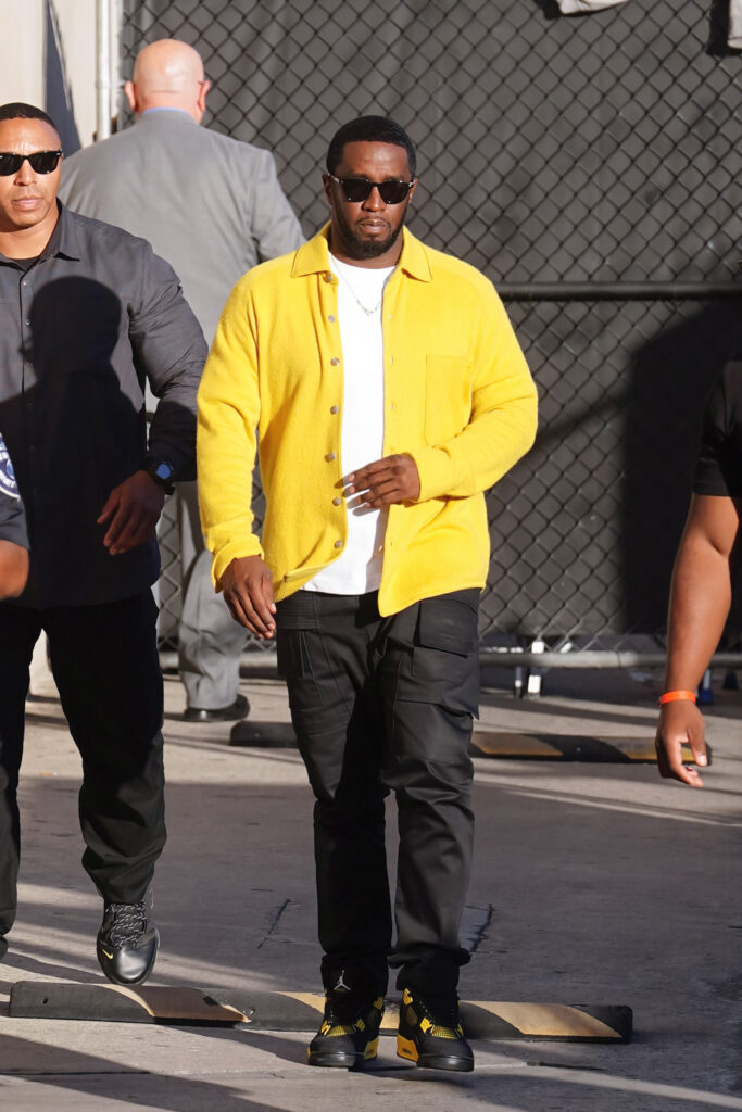 sean combs seen arriving jimmy 91723196 vusH4v