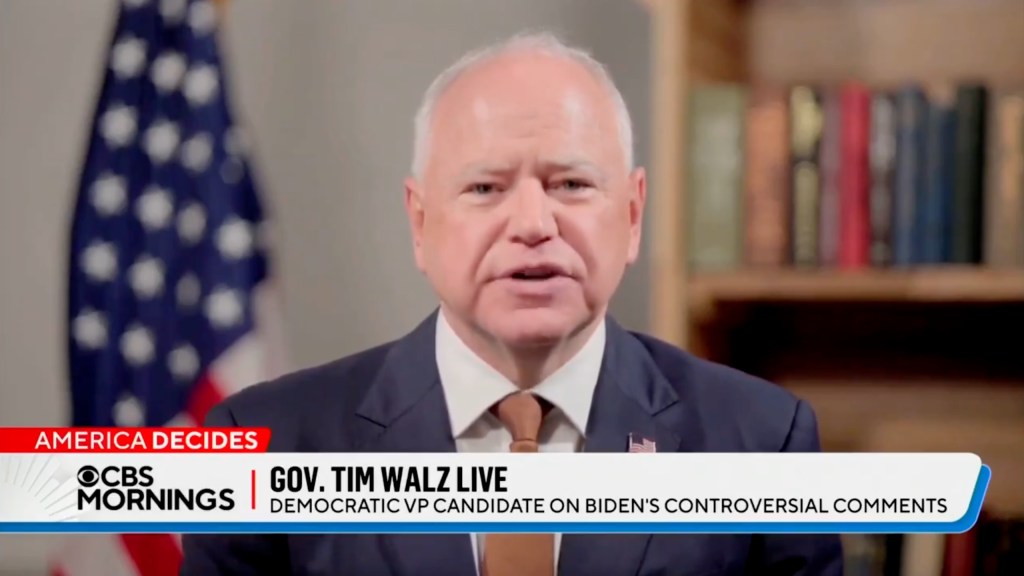 tim walz refuses distance kamala 92695106