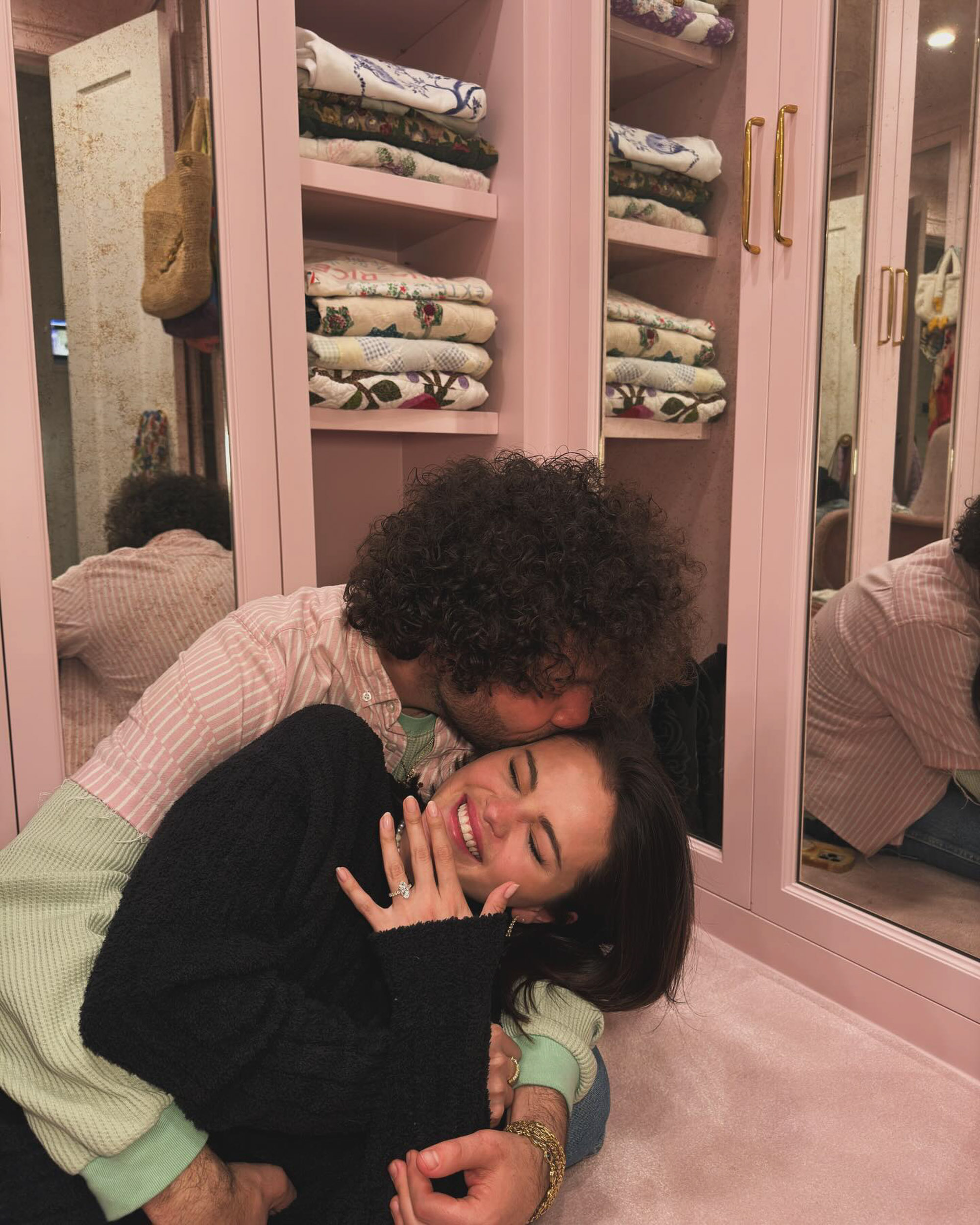 Benny Blanco designed Selena Gomez’s marquise engagement ring with ‘special symbols’ of their love 1 wp content2Fuploads2Fsites2F32F20242F122Fselena gomez announces engagement benny 95214349 f1535c aQ5SI4