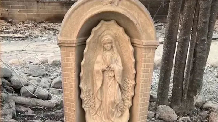 Calif. family’s Virgin Mary statue survives LA wildfire that destroyed home in ‘remarkable’ miracle 1 wp content2Fuploads2Fsites2F22F20252F012Fcalifornia familys unshaken faith emerged 96642081 bofiVJ