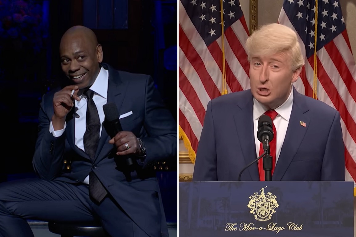 ‘SNL’ Recap: Dave Chappelle Smokes On Stage & James Austin Johnson’s Donald Trump Talks TikTok Ban 1 wp content2Fuploads2Fsites2F22F20252F012Fsnl 011825 LpHZq6